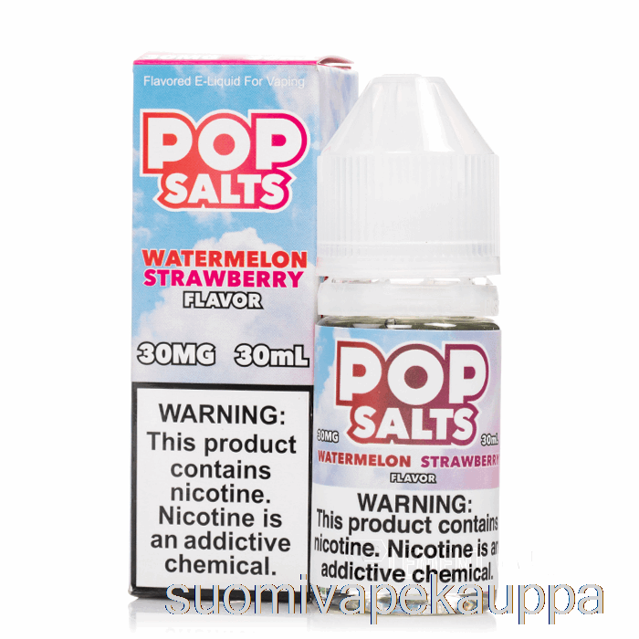 Vape Netistä Vesimeloni Mansikka - Popsuolat - 30ml 50mg